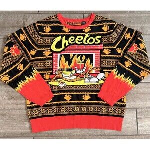 cheetos flamin hot Ugly Christmas Sweater Adult Size 3XL HTF Design LNC